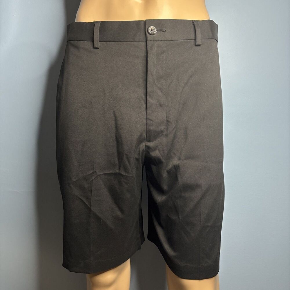 Savane Black Shorts (Men’s 36) Pocketed, Belt Loops, Zip Button, Casual, Golf